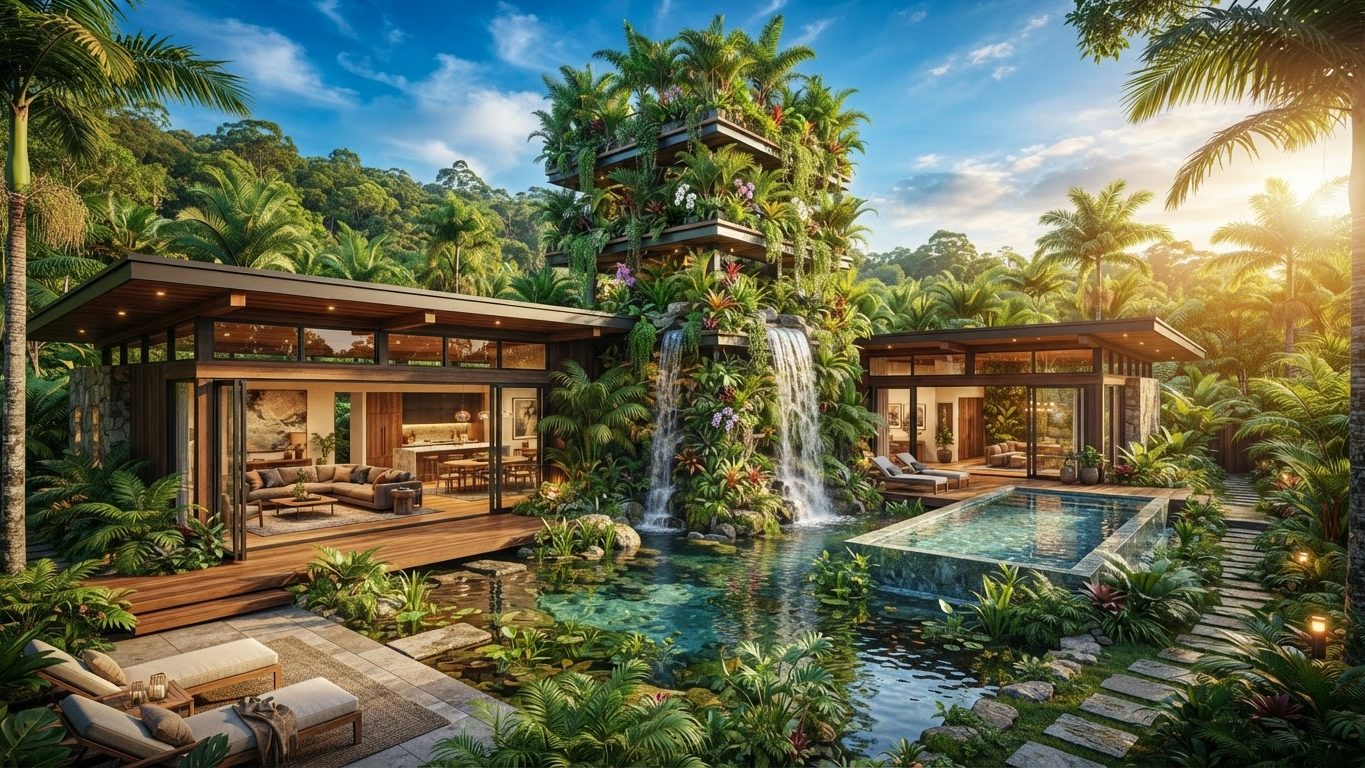 Visionary Custom Concept 06 Home Designs design concept visualisation photo modern home. Images and Photos created by www.house-and-garden-designs.com