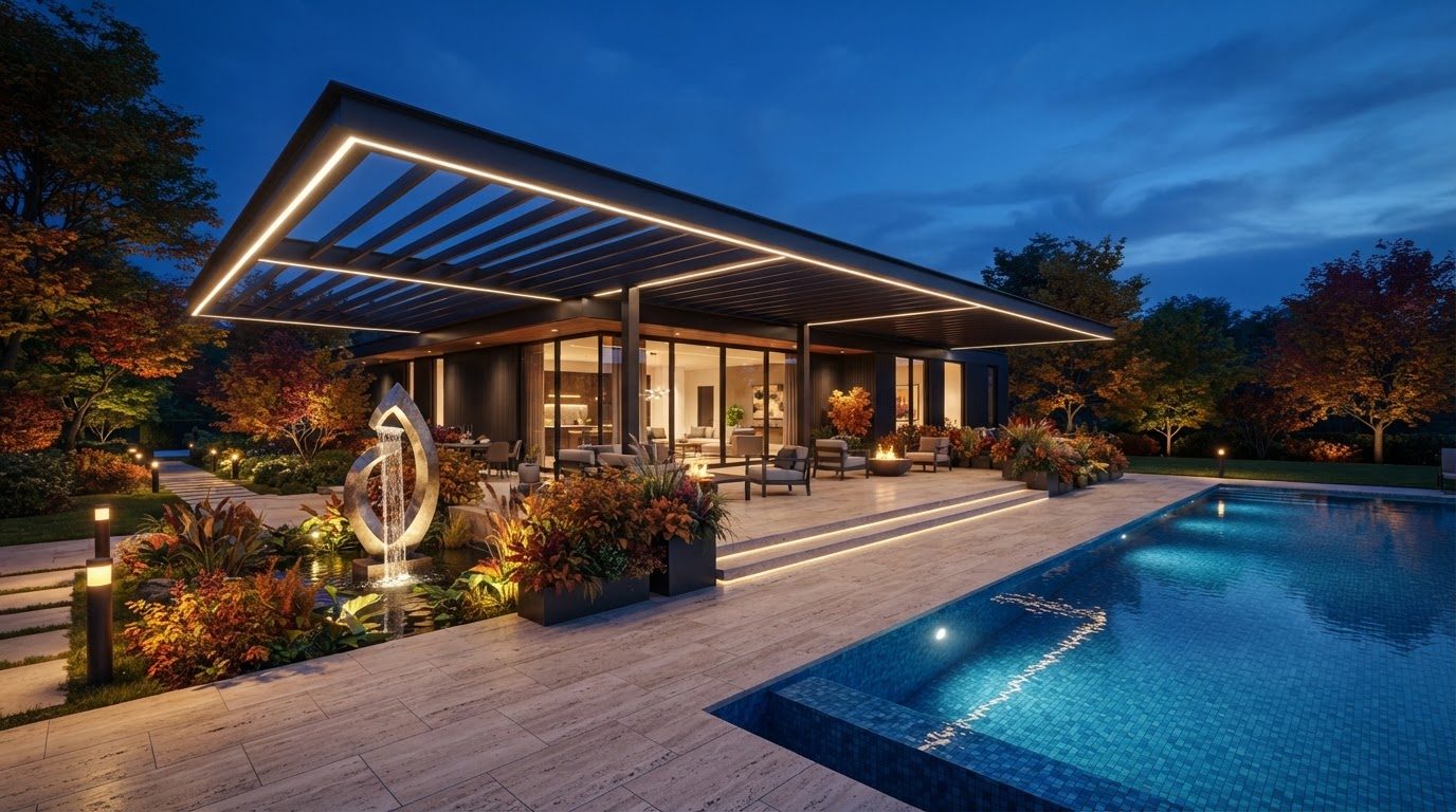 Futuristic Backyard Concept 25 Home Designs design concept visualisation photo modern home. Images and Photos created by www.house-and-garden-designs.com