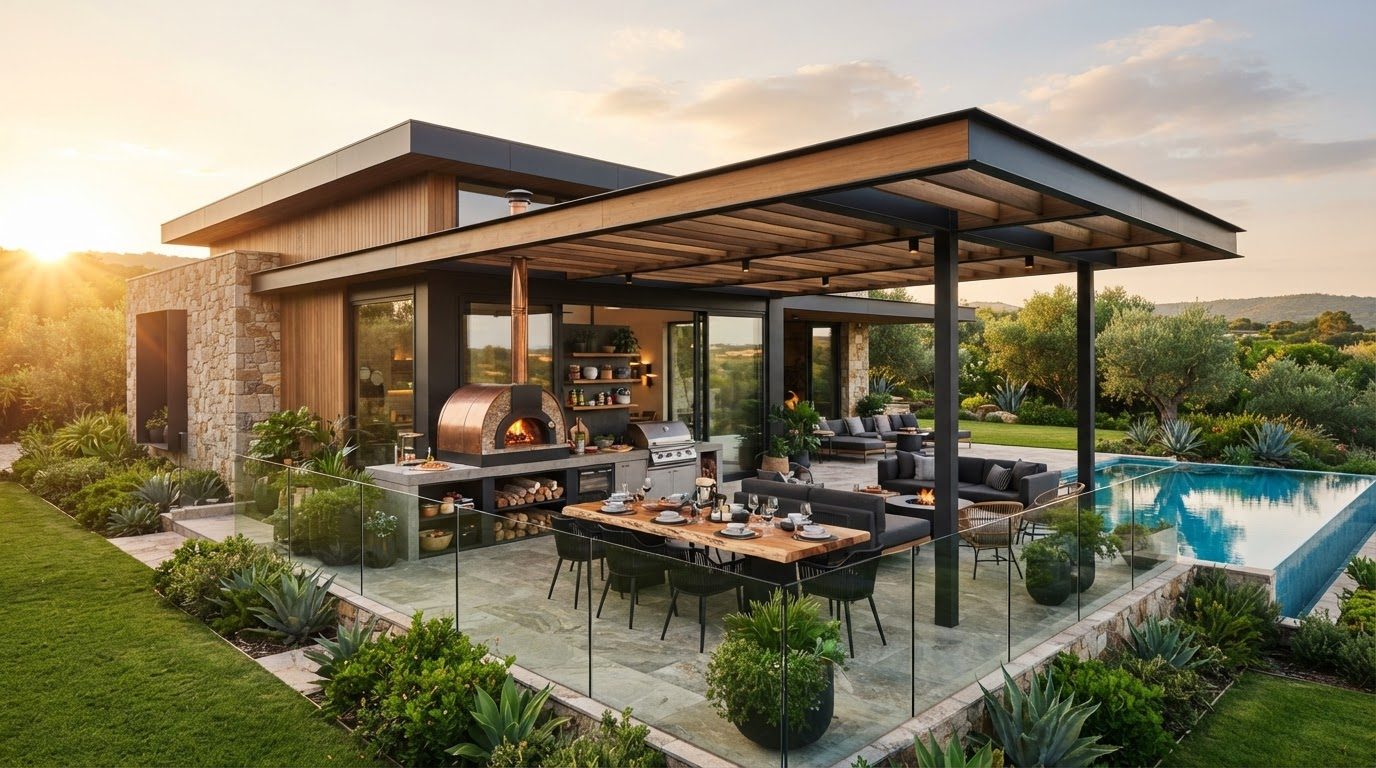 Outdoor Furniture Concept 01 Outdoor Furniture design concept visualisation photo modern home. Images and Photos created by www.house-and-garden-designs.com