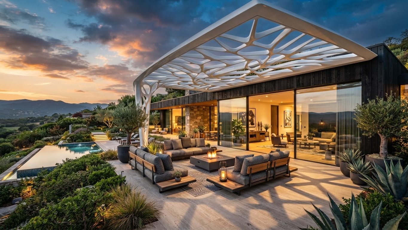 Pergola & Patio Concept 20 Pergola Designs design concept visualisation photo modern. Images and Photos created by www.house-and-garden-designs.com