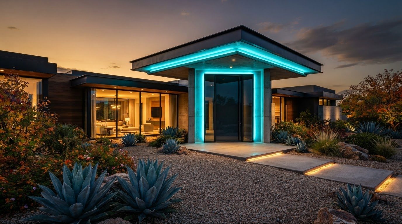 Futuristic Front Yard Concept 25 Home Designs design concept visualisation photo modern. Images and Photos created by www.house-and-garden-designs.com