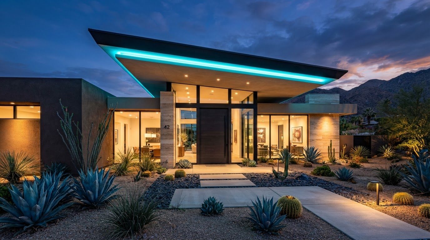 Futuristic Front Yard Concept 05 Home Designs design concept visualisation photo modern. Images and Photos created by www.house-and-garden-designs.com
