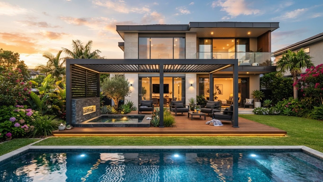 Pergola & Patio Concept 09 Pergola Designs design concept visualisation photo modern. Images and Photos created by www.house-and-garden-designs.com