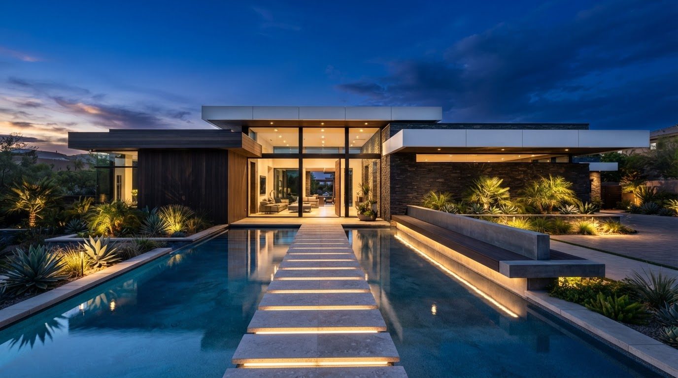 Futuristic Front Yard Concept 11 Home Designs design concept visualisation photo modern. Images and Photos created by www.house-and-garden-designs.com