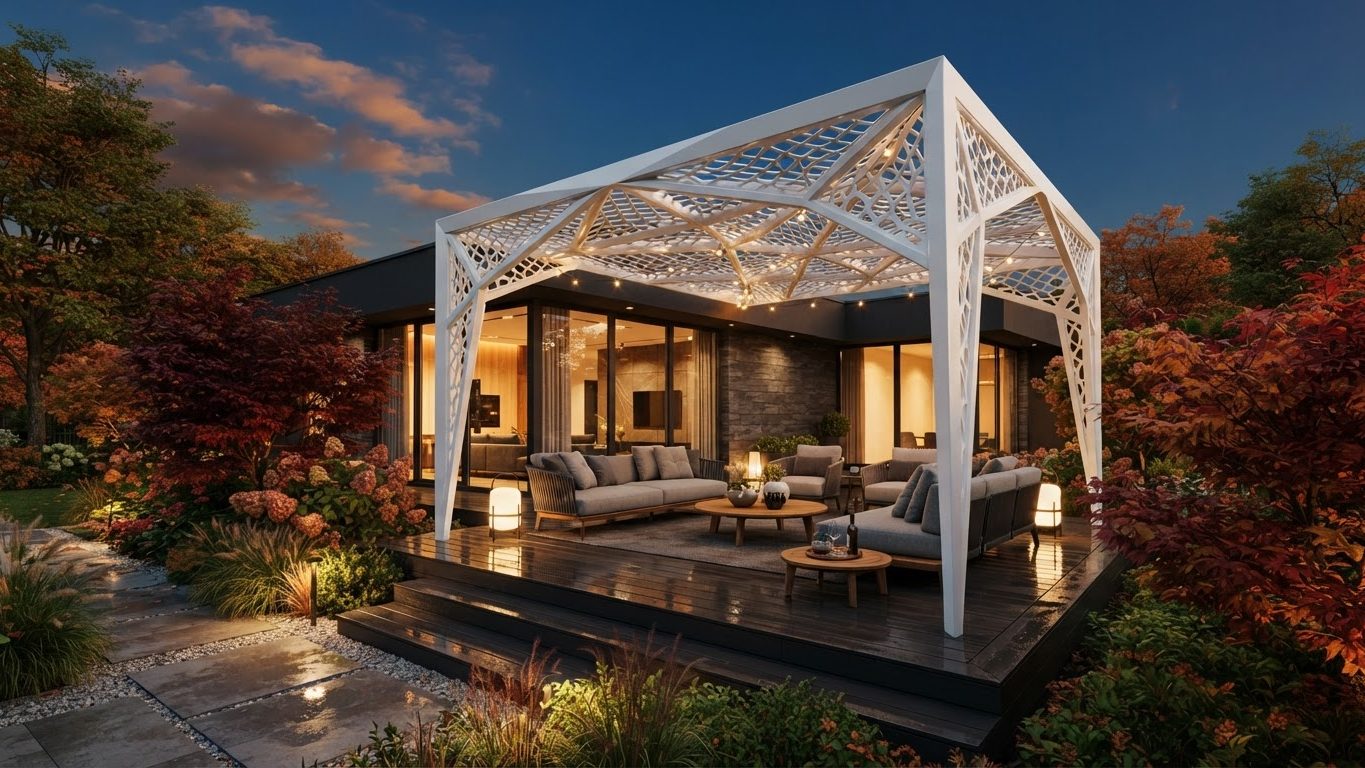 Pergola & Patio Concept 40 Pergola Designs design concept visualisation photo modern. Images and Photos created by www.house-and-garden-designs.com