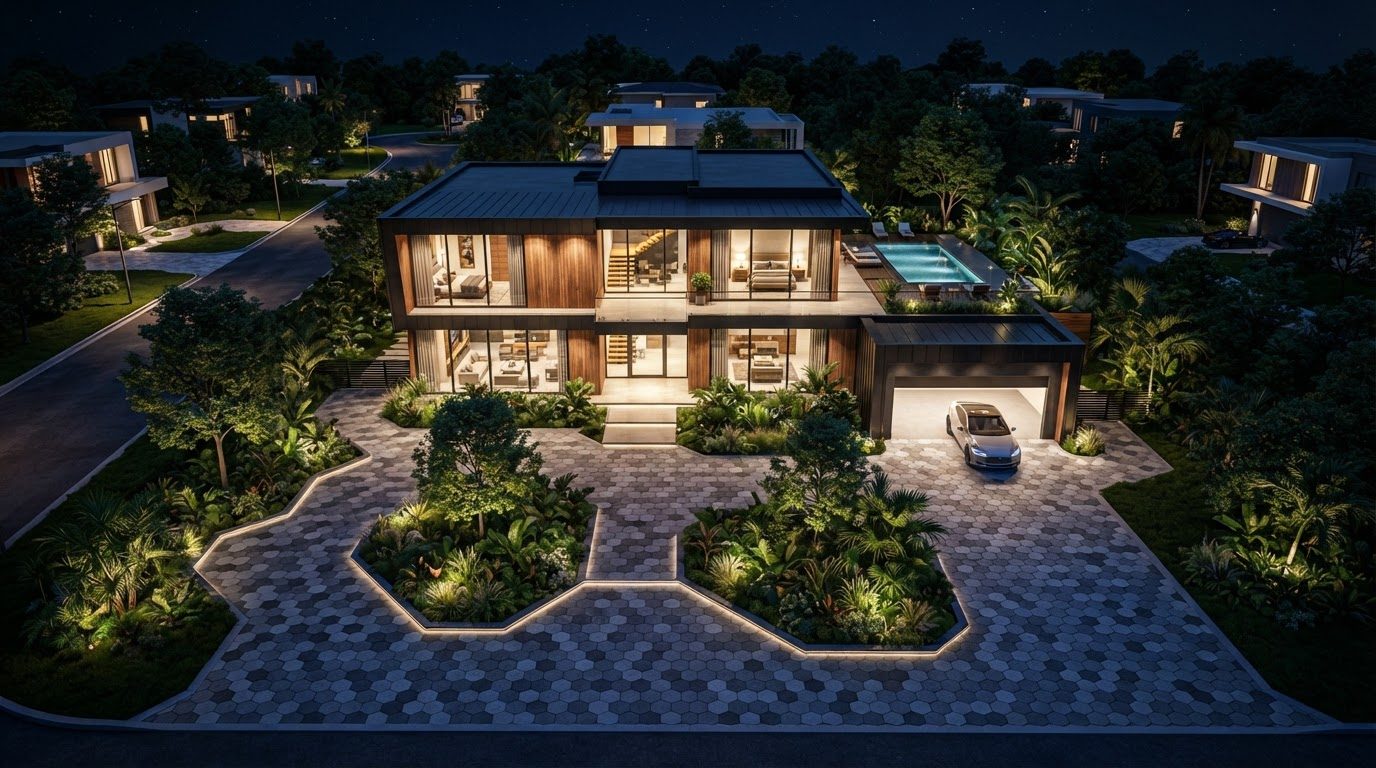 Aerial Plan Concept 18 Luxurious Home Designs and Estates design concept visualisation photo. Images and Photos created by www.house-and-garden-designs.com