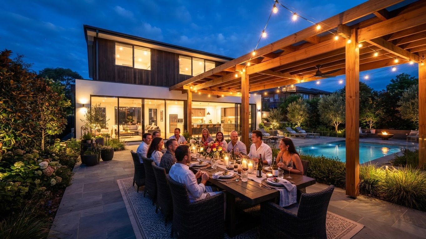 Pergola & Patio Concept 08 Pergola Designs design concept visualisation photo modern. Images and Photos created by www.house-and-garden-designs.com