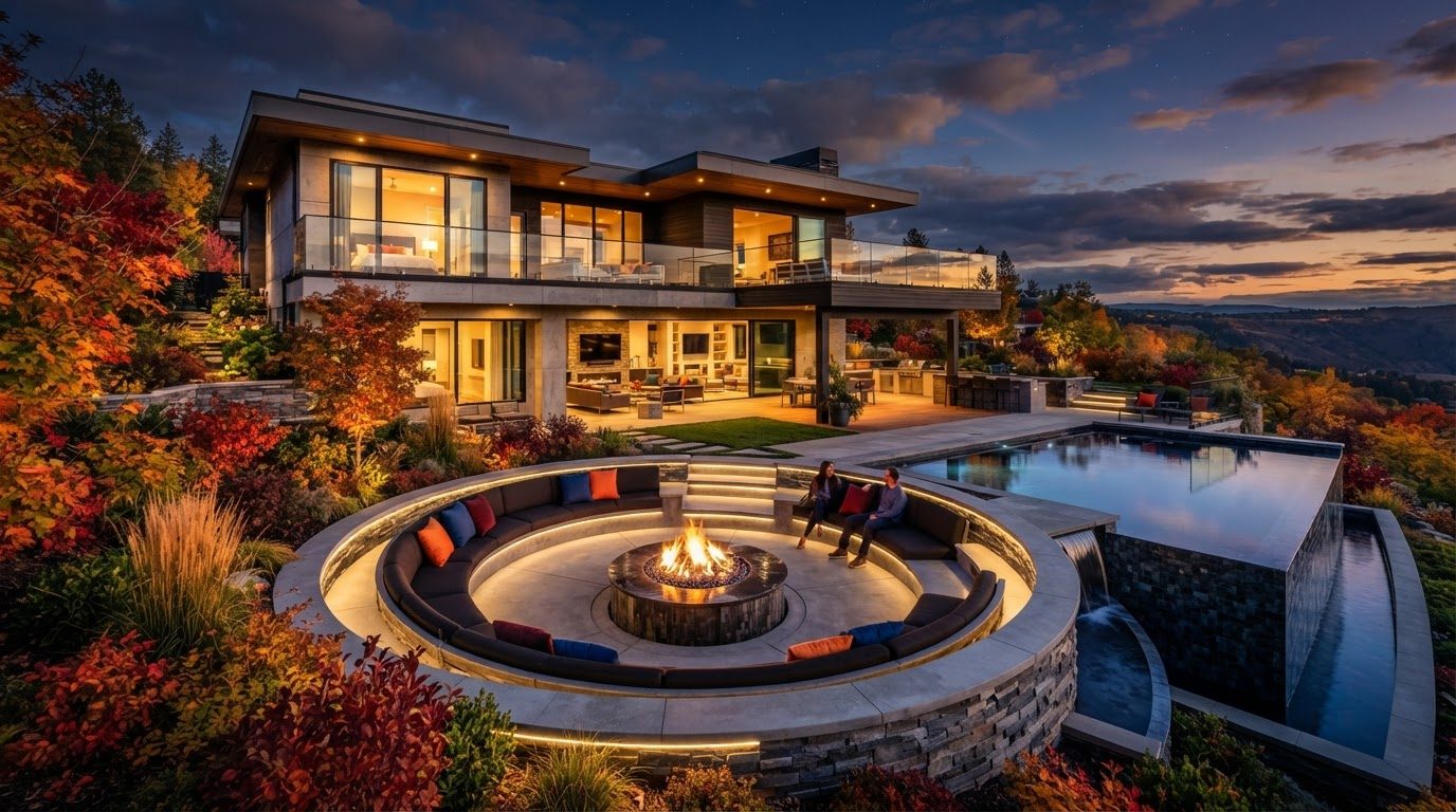 Futuristic Backyard Concept 32 Home Designs design concept visualisation photo modern home. Images and Photos created by www.house-and-garden-designs.com