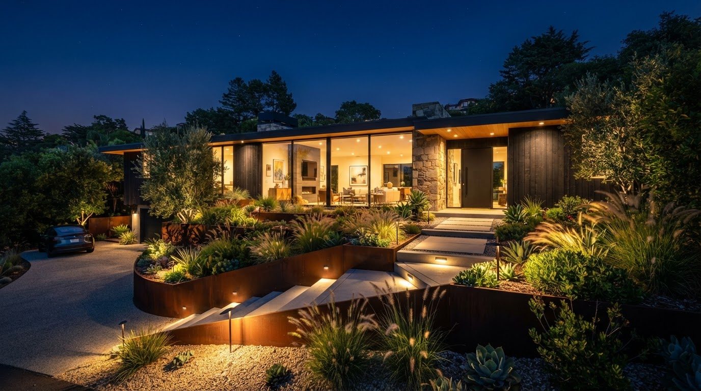 Futuristic Front Yard Concept 12 Home Designs design concept visualisation photo modern. Images and Photos created by www.house-and-garden-designs.com