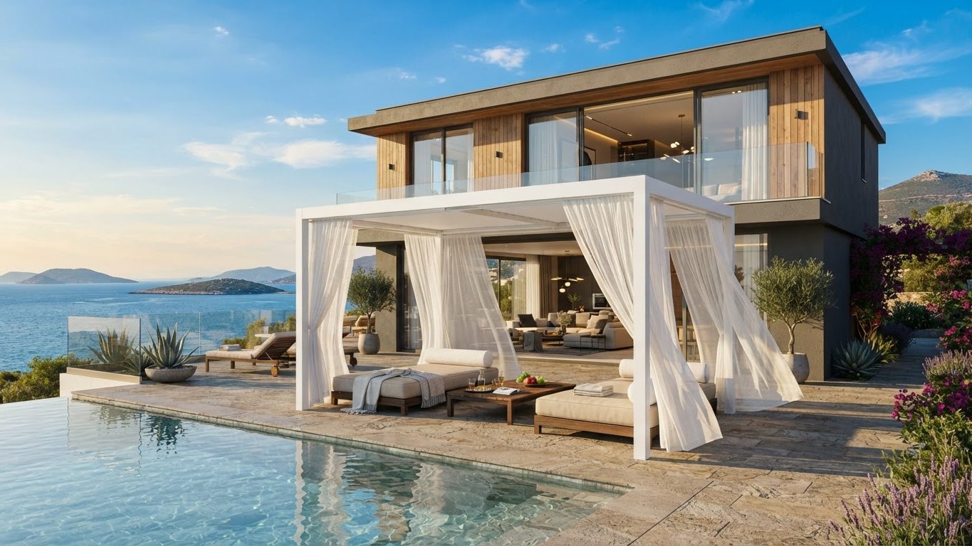Pergola & Patio Concept 04 Pergola Designs design concept visualisation photo modern. Images and Photos created by www.house-and-garden-designs.com