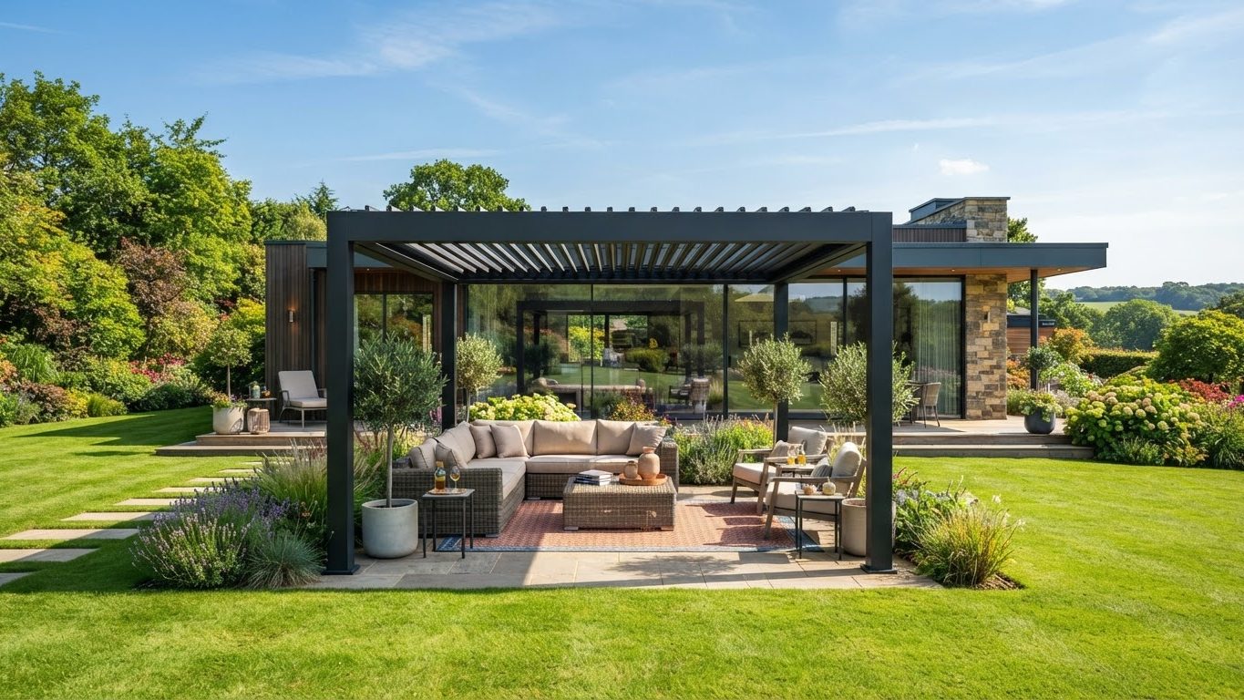 Pergola & Patio Concept 15 Pergola Designs design concept visualisation photo modern. Images and Photos created by www.house-and-garden-designs.com