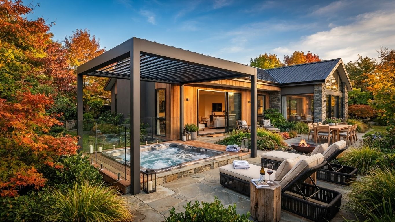 Pergola & Patio Concept 29 Pergola Designs design concept visualisation photo modern. Images and Photos created by www.house-and-garden-designs.com