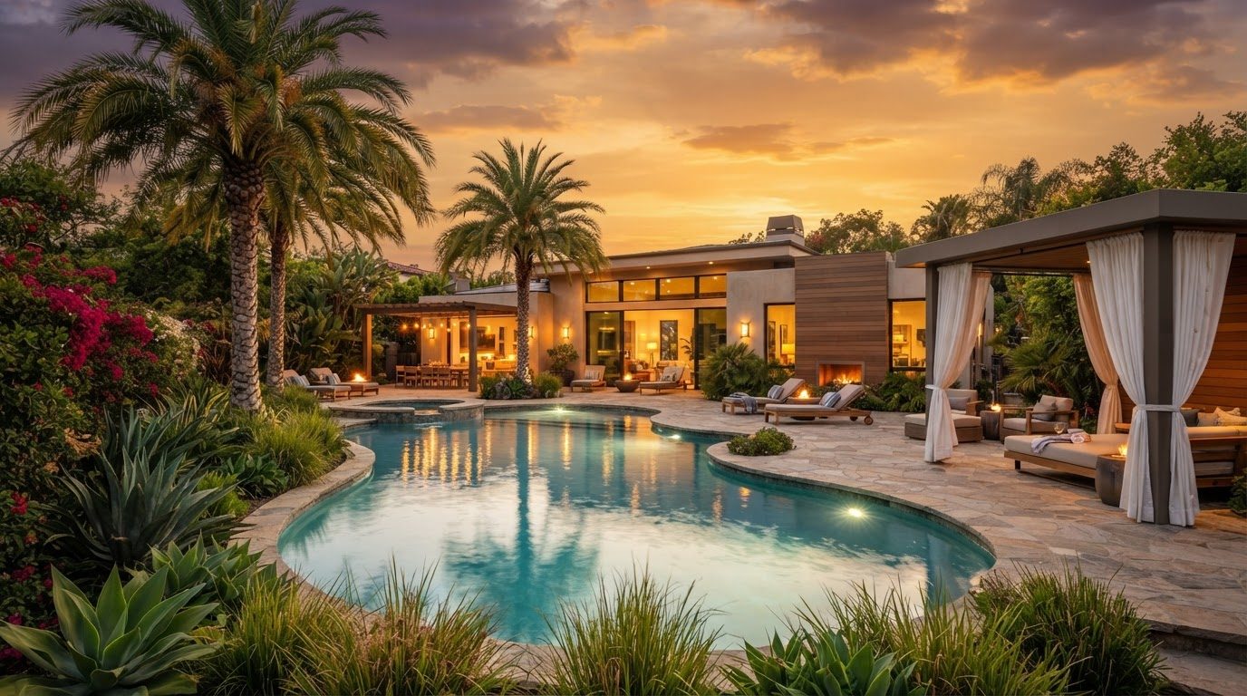 Futuristic Backyard Concept 29 Home Designs design concept visualisation photo modern home. Images and Photos created by www.house-and-garden-designs.com