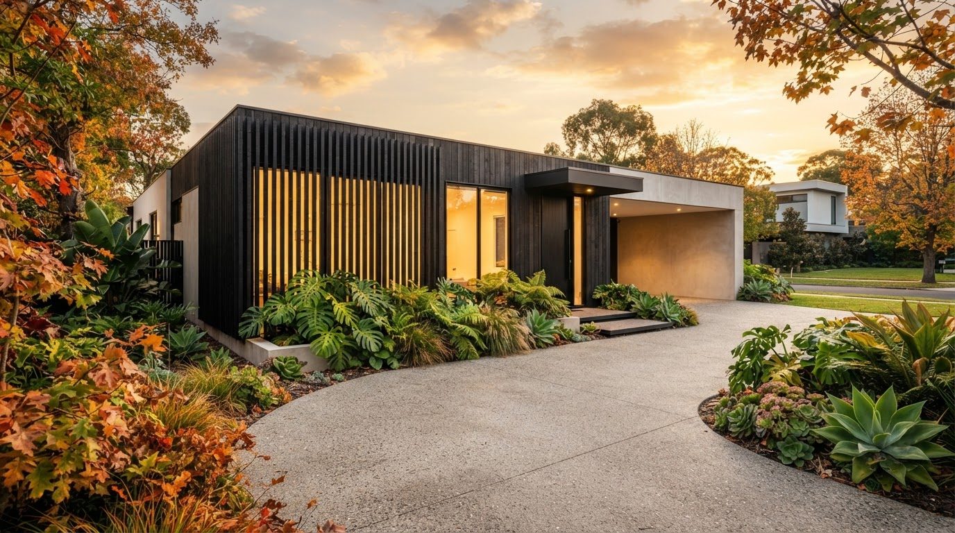 Futuristic Front Yard Concept 24 Home Designs design concept visualisation photo modern. Images and Photos created by www.house-and-garden-designs.com