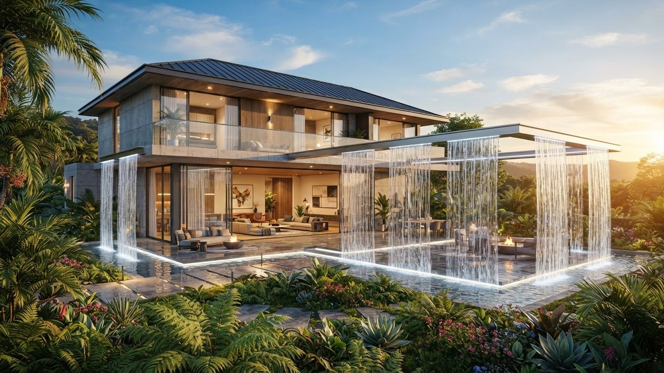 Visionary Custom Concept 18 Home Designs design concept visualisation photo modern home. Images and Photos created by www.house-and-garden-designs.com