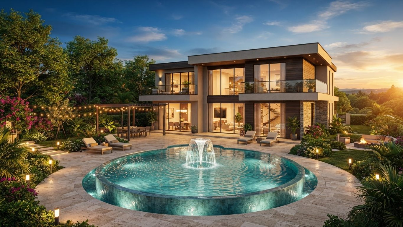 Modern Swimming Pool Concept 28 Pool Designs design concept visualisation photo modern. Images and Photos created by www.house-and-garden-designs.com