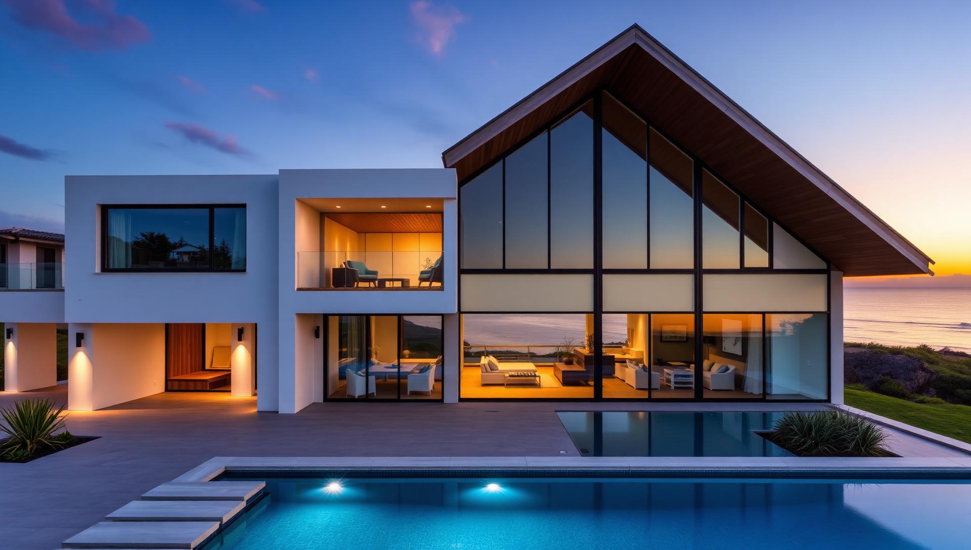 Modern Beach House Designs and Coastal Gardens Modern Coastal home and garden design photo feature. Images and Photos created by www.house-and-garden-designs.com