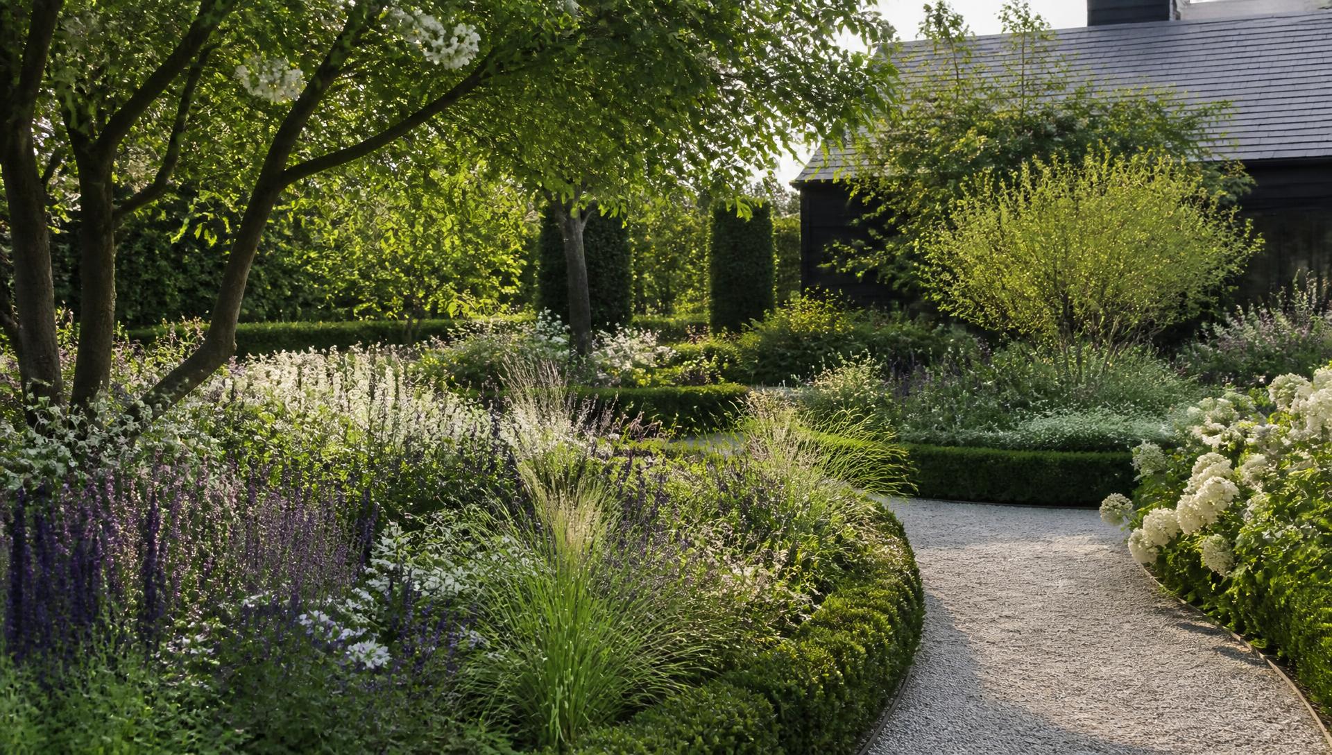 Garden Design Concepts design ideas Tree Planting Design Ideas, Flower and Shrub Choices, Vegetable Raised Beds. Images and Photos created by www.house-and-garden-designs.com