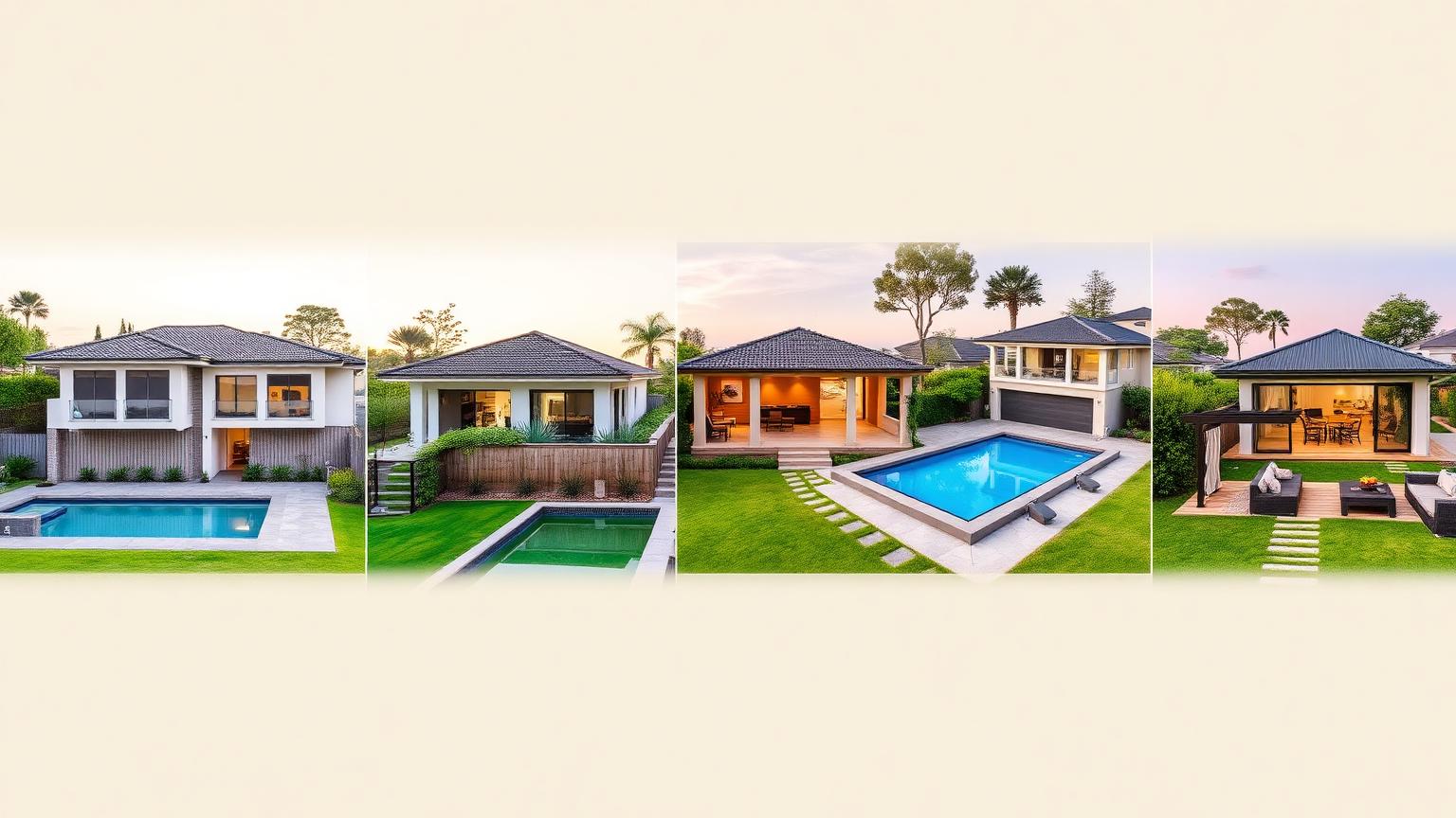 Warm Minimalist House Design with Eco Friendly Materials, Charcoal Accents and Wide Glazed Openings, Sculptural Olive Trees, Agave and Silver. this image created by www.homedesign-photos.com