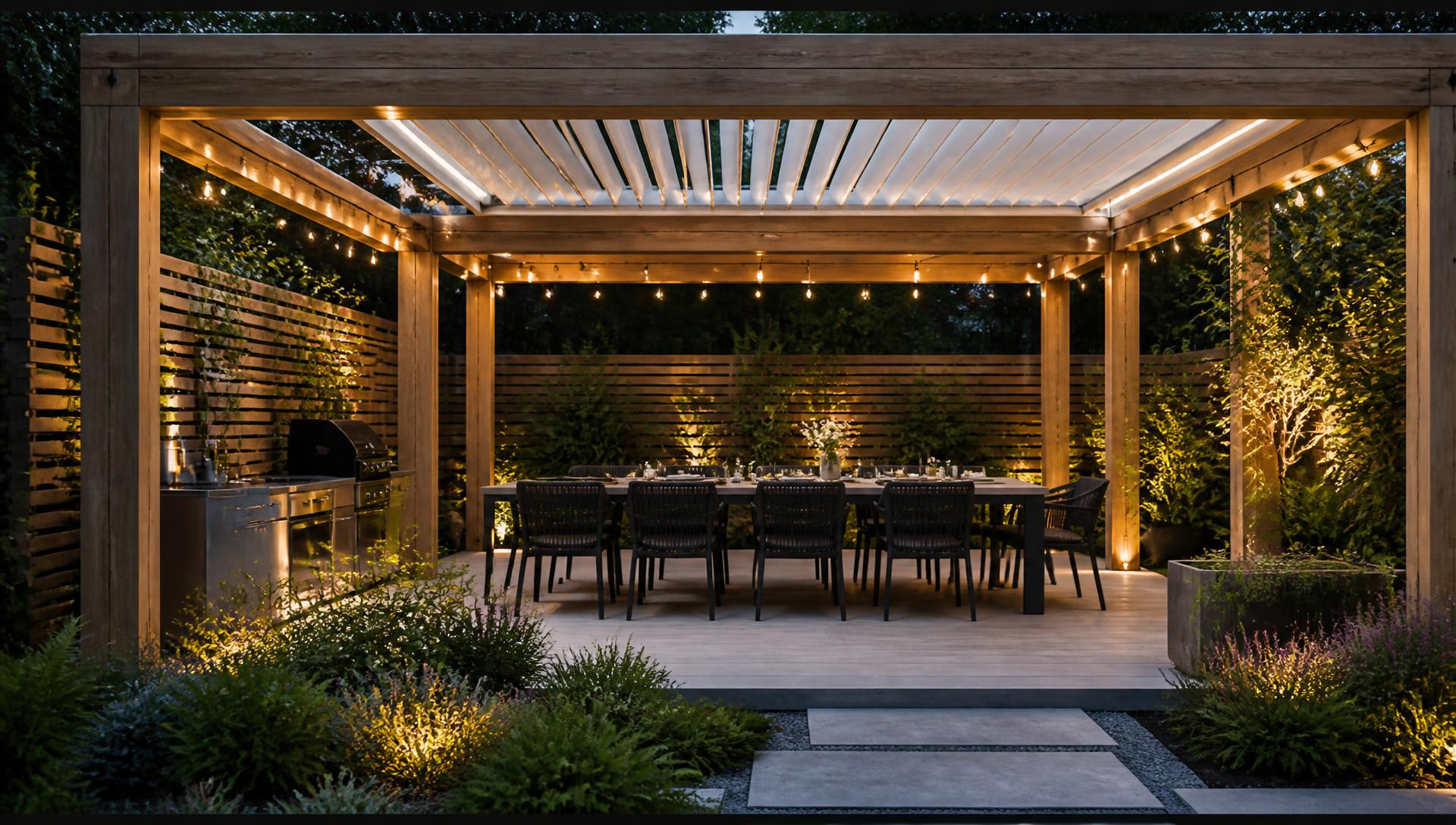 Pergolas and Patios - Shade design ideas Shade Structures Make your Backyard Spaces Usable all Year Summer, Winter. Images and Photos created by www.house-and-garden-designs.com